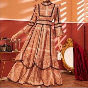 Maxi 60s style dress